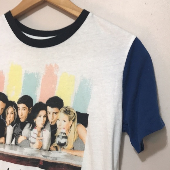 FRIENDS tv series Womens Short Sleeve graphic Tee White XS - Picture 2 of 8